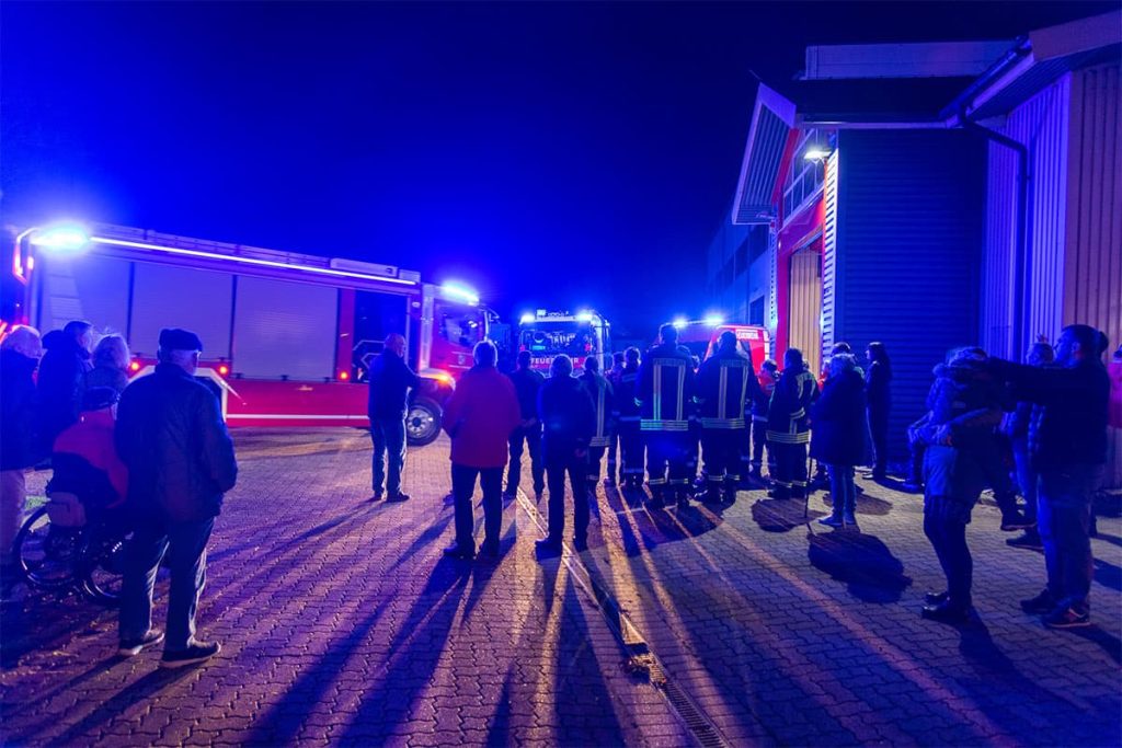 Feuerwehr Elmenhorst Lichtenhagen HLF20 Begrüßung