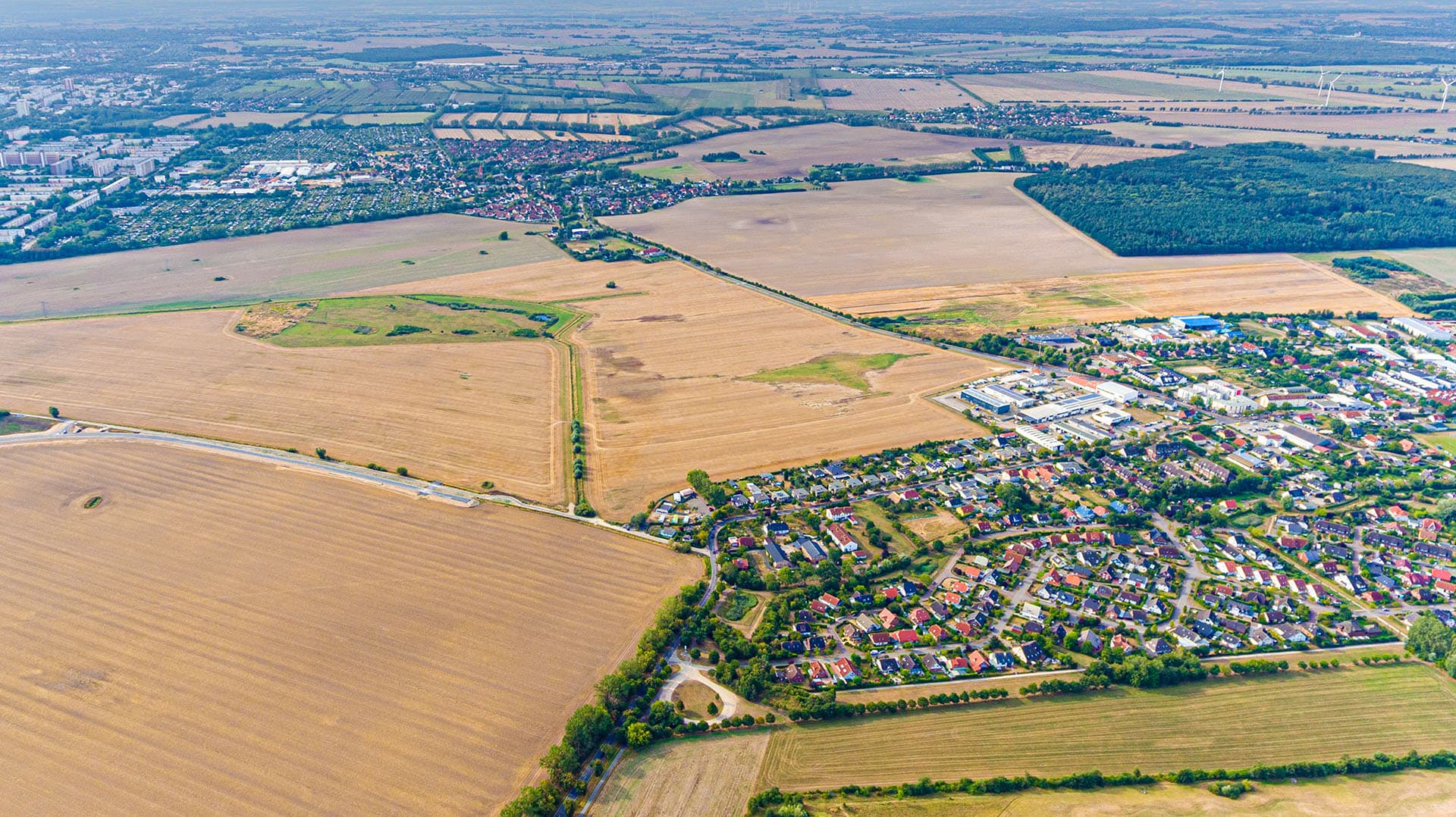 Luftbild Gemeinde Elmenhorst Lichtenhagen